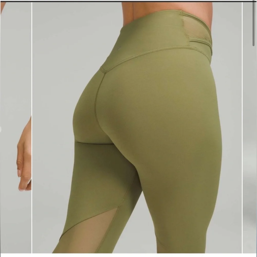 Lululemon Nulu and Criss-Cross High-Rise Crop 23” size 6 - Picture 9 of 10